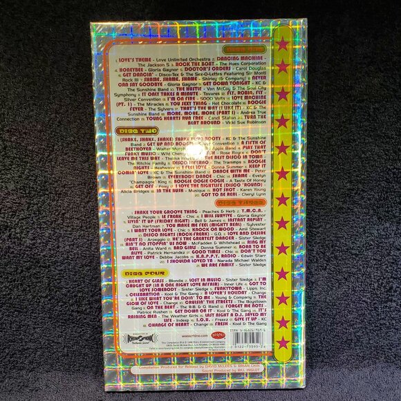 VINTAGE DISCO FOUR COMPACT DISC BOX SET RELEASED BY RHINO IN 1999, 80 TOTAL CUTS - Picture 3 of 12